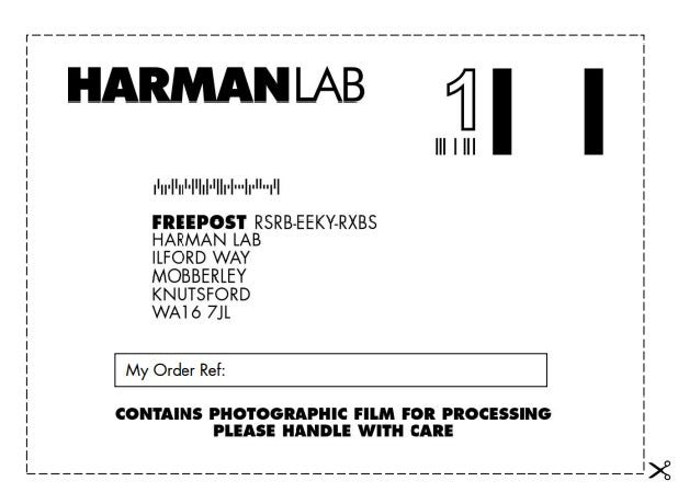 Freepost address label