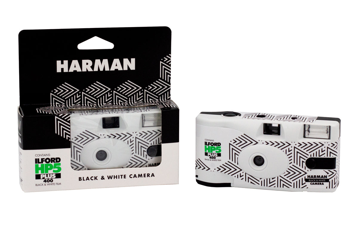 HARMAN Disposable B&W Camera with ILFORD HP5 Film