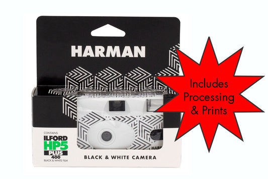 HARMAN Process Paid Disposable Camera ILFORD HP5 Film