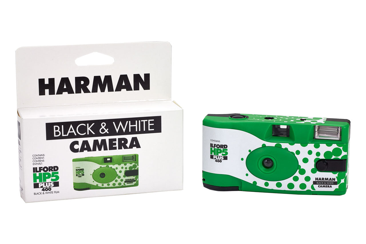 HARMAN Disposable B&W Camera with ILFORD HP5 Film