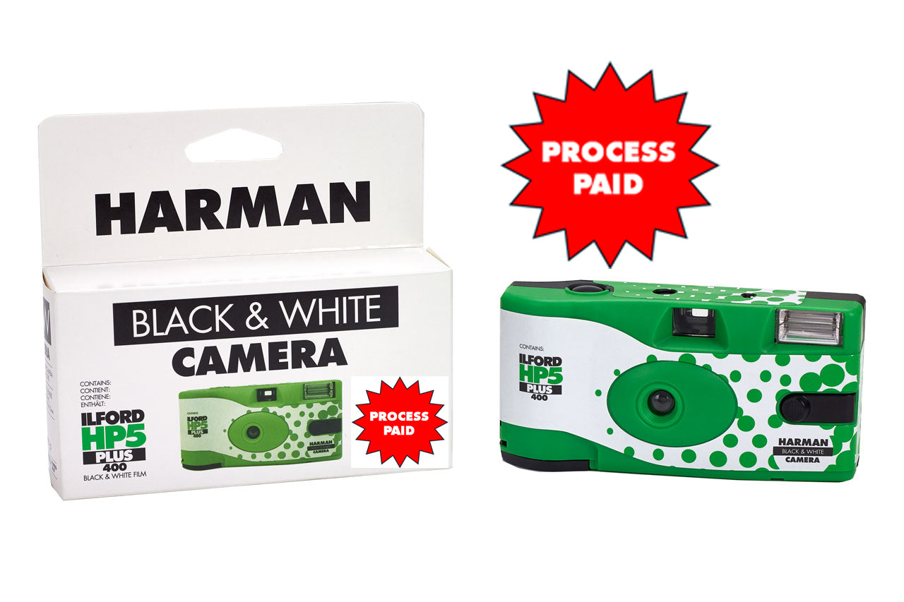 HARMAN Process Paid Disposable Camera ILFORD HP5 Film