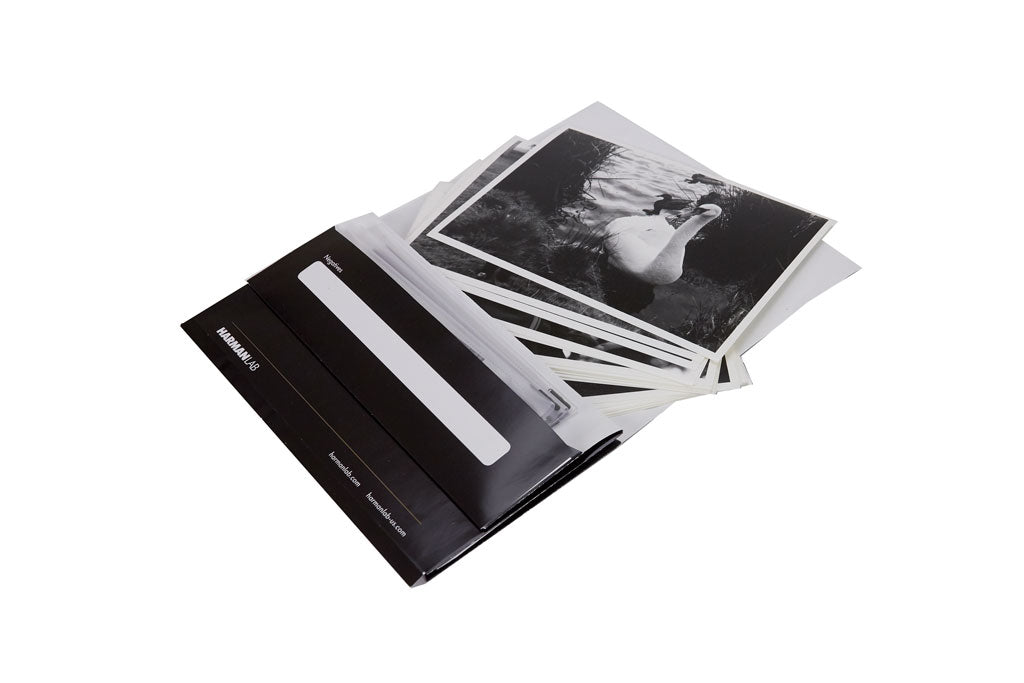 Half Frame B&W Developing & 5x7 B&W Prints – HARMAN Lab